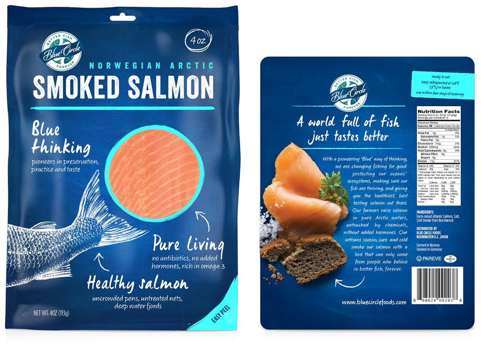 Blue Circle 海鲜水产品鱼包装设计-上海食品包装设计公司设计分享
